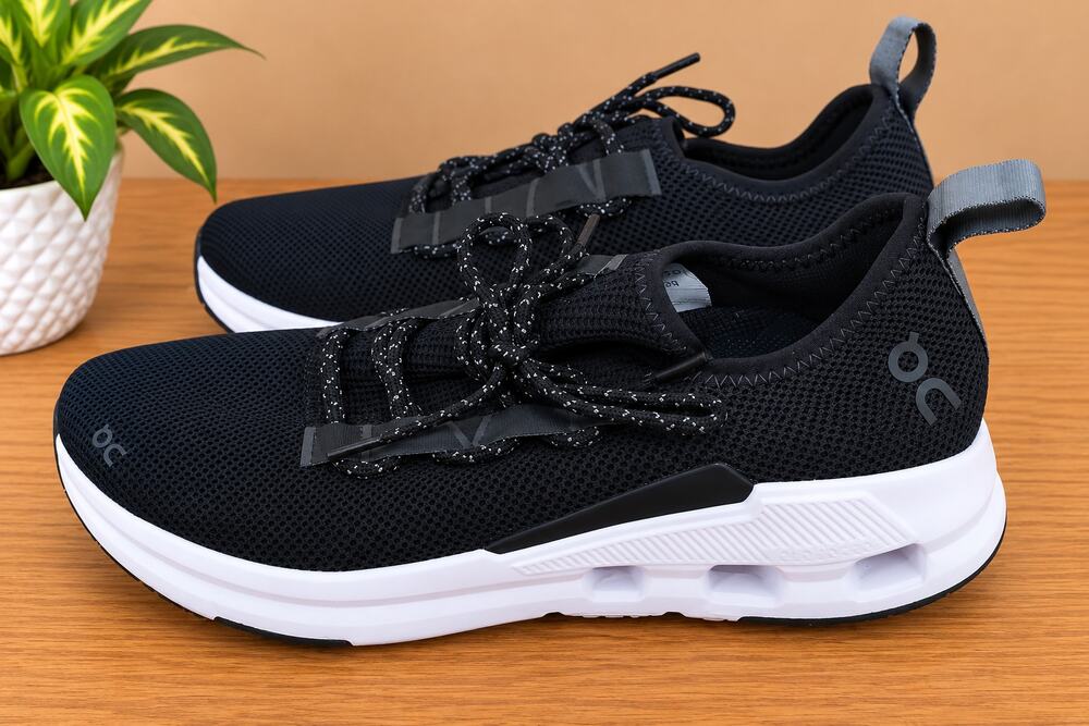 USED On Men's Cloudeasy Sneakers, Black/Rock, 11 Medium US